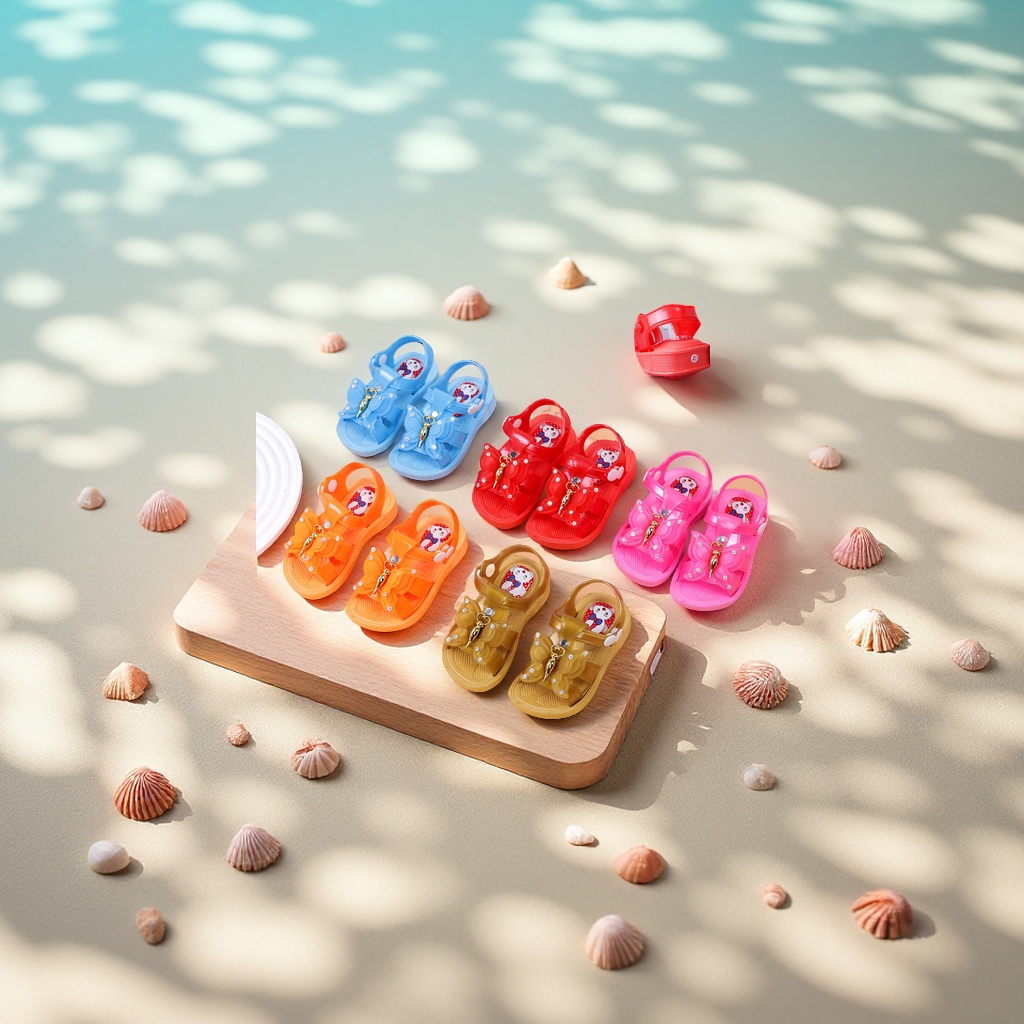 男式凉鞋实物图