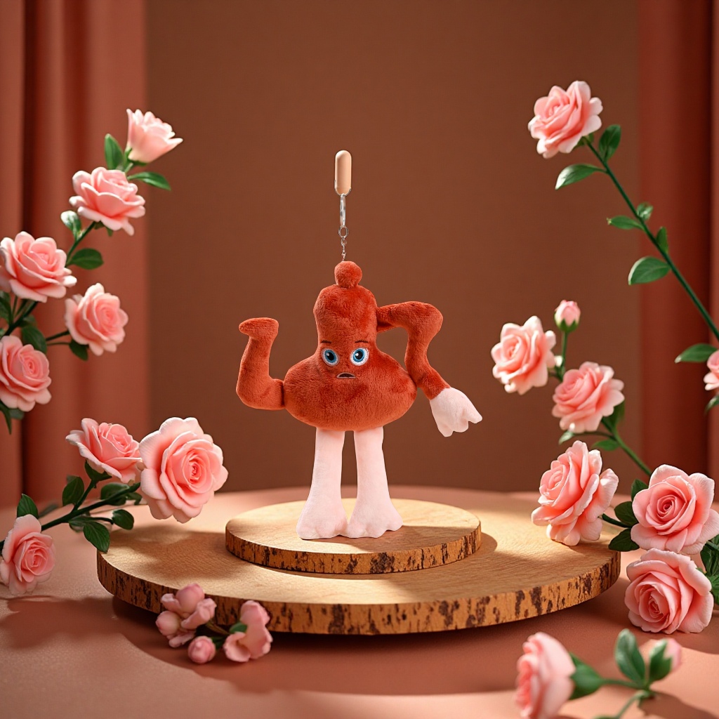 茶壶人挂件毛绒玩具20cm 可爱卡通挂饰软萌布艺礼品儿童玩偶