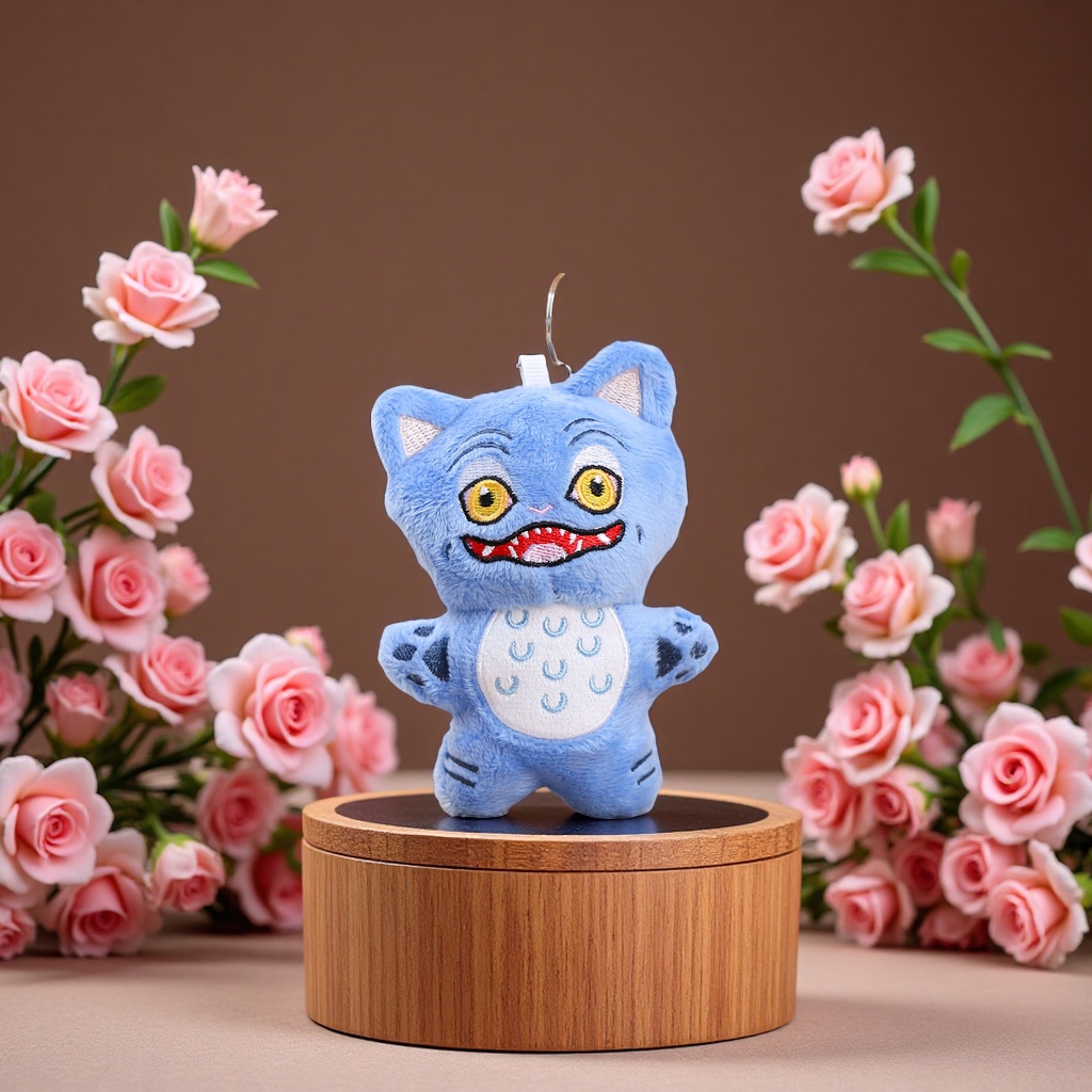 猎魔公仔毛绒玩具嘟嘟虎挂件11cm可爱萌趣儿童礼物收藏品
