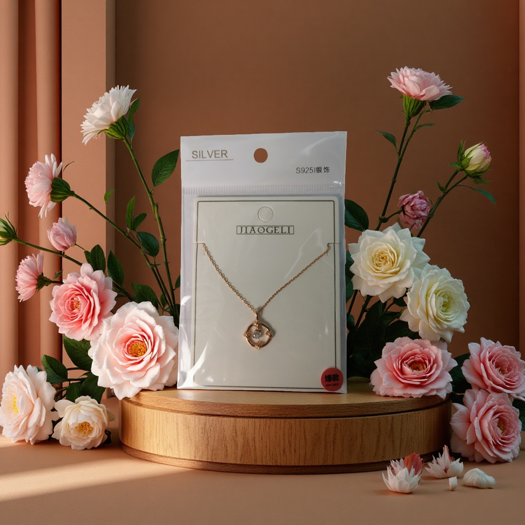 925银项链 时尚简约百搭女款长款吊坠送礼品饰品首饰品