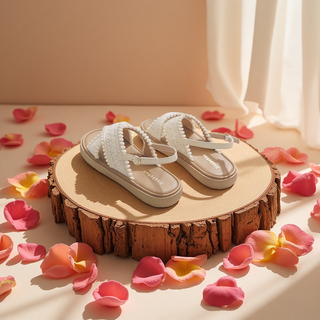 真皮平底法式小凉鞋女夏季百搭不累脚外穿2025新款适配裙子