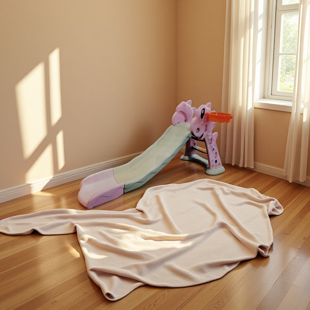 Children's play equipment, children's amusement facilities, soft-padded slides, safe and durable, colorful children's playground toys Specification image