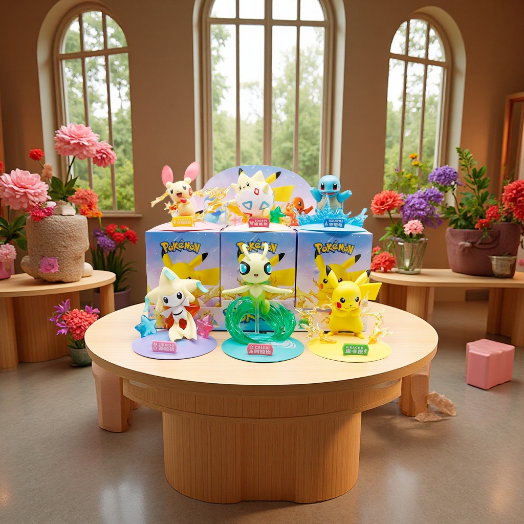 宝可梦神奇宝贝潮流盲盒玩具精品礼物收藏款适合送礼趣味娱乐