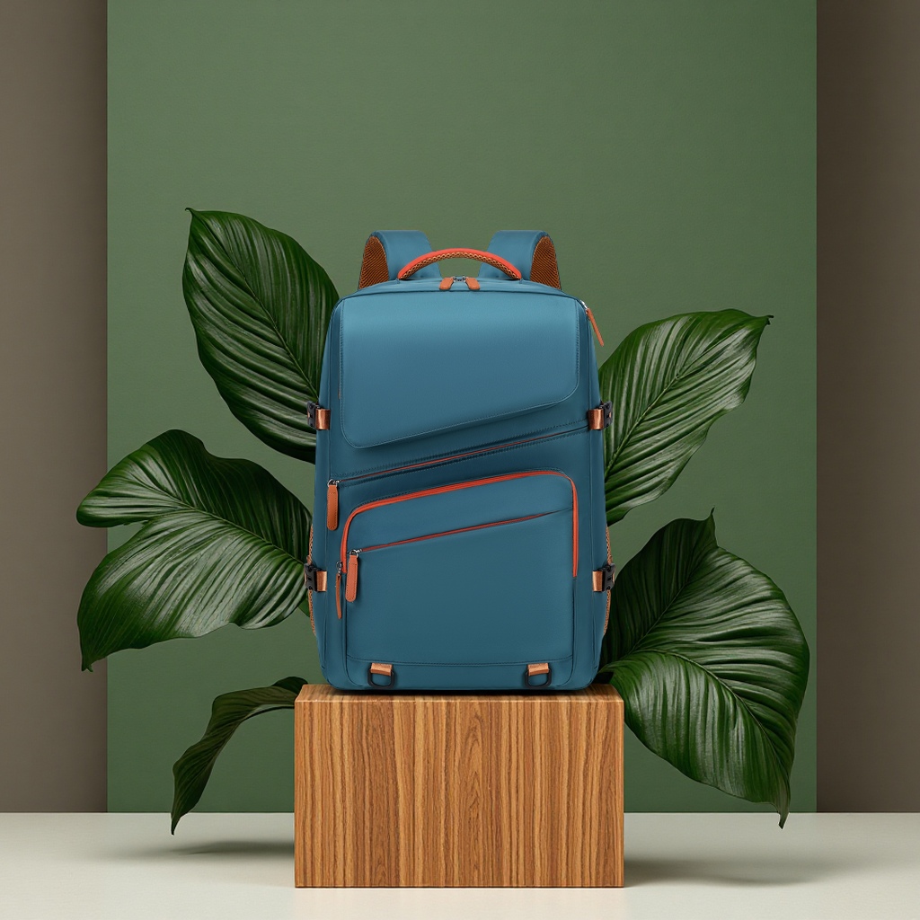 跨境商务双肩包新款大容量多功能防水背包适合短途出行时尚电脑包