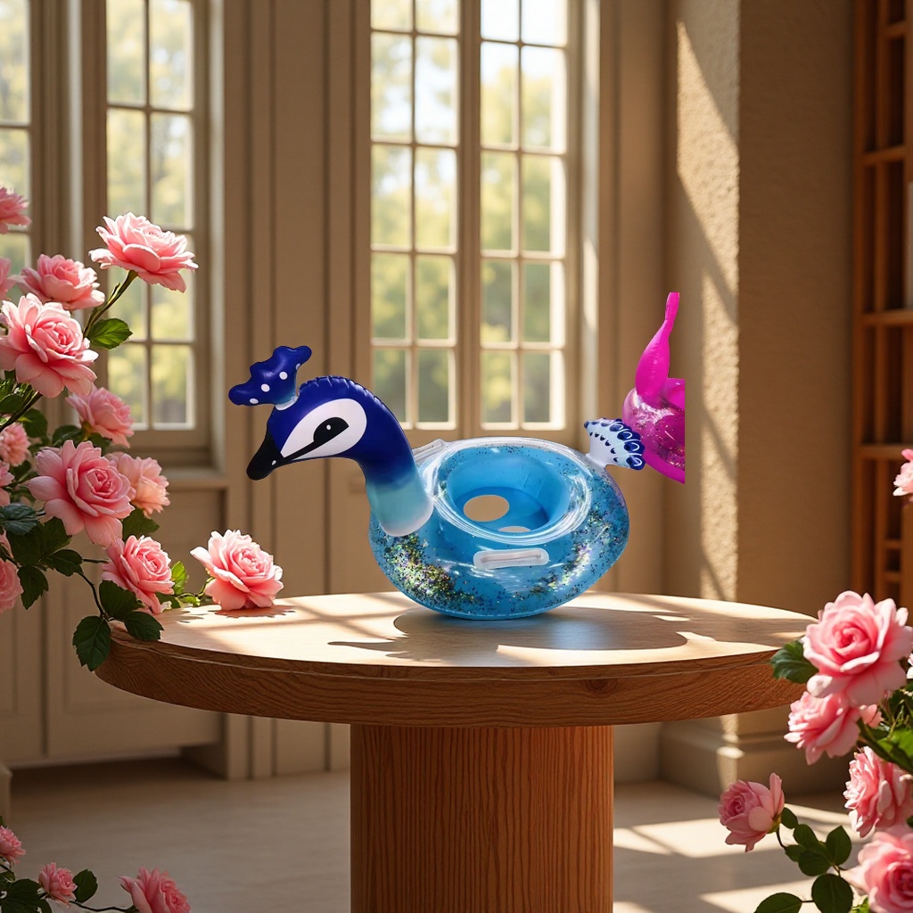 The sequined children's handrail is a colorful cartoon safety and anti-slip toy suitable for young children's swimming Application Scenario