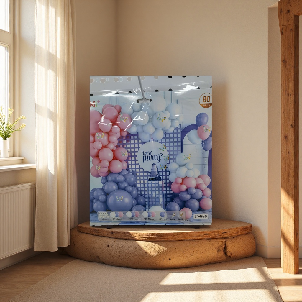 气球白底实物图