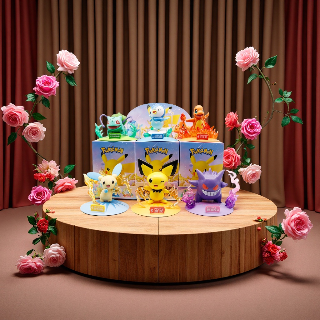 宝可梦潮流盲盒玩具礼物趣味收藏潮玩潮流潮趣新奇创意礼品