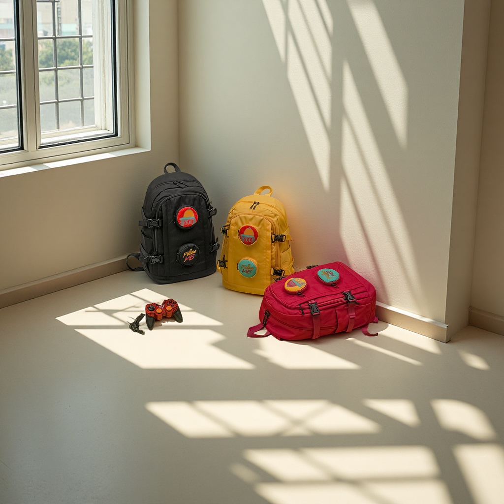 ISN跨境潮牌新款网红书包女小学生初高中生校园双肩背包减负原宿风时尚百搭