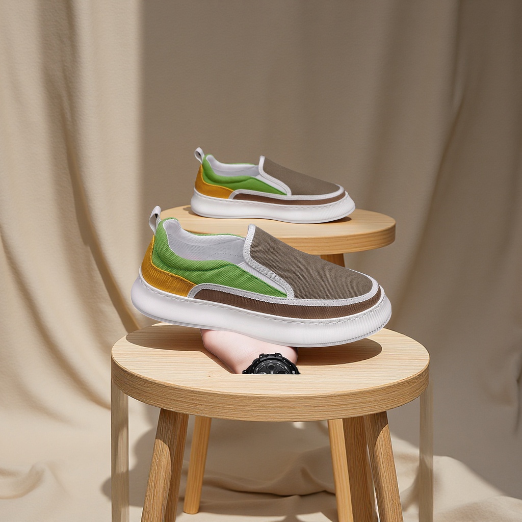 男式休闲单鞋实物图