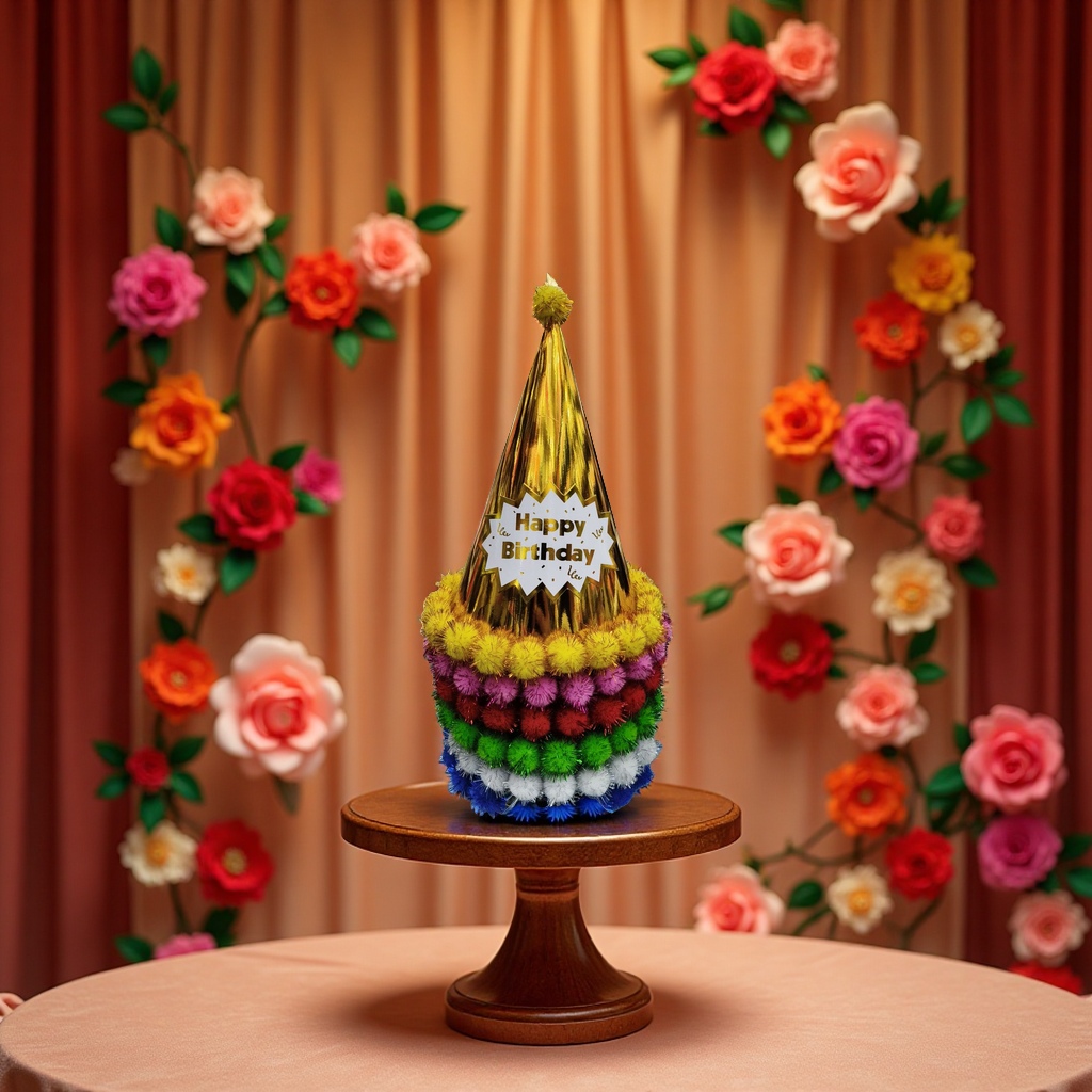 生日帽 英语生日帽 西语生日帽细节图
