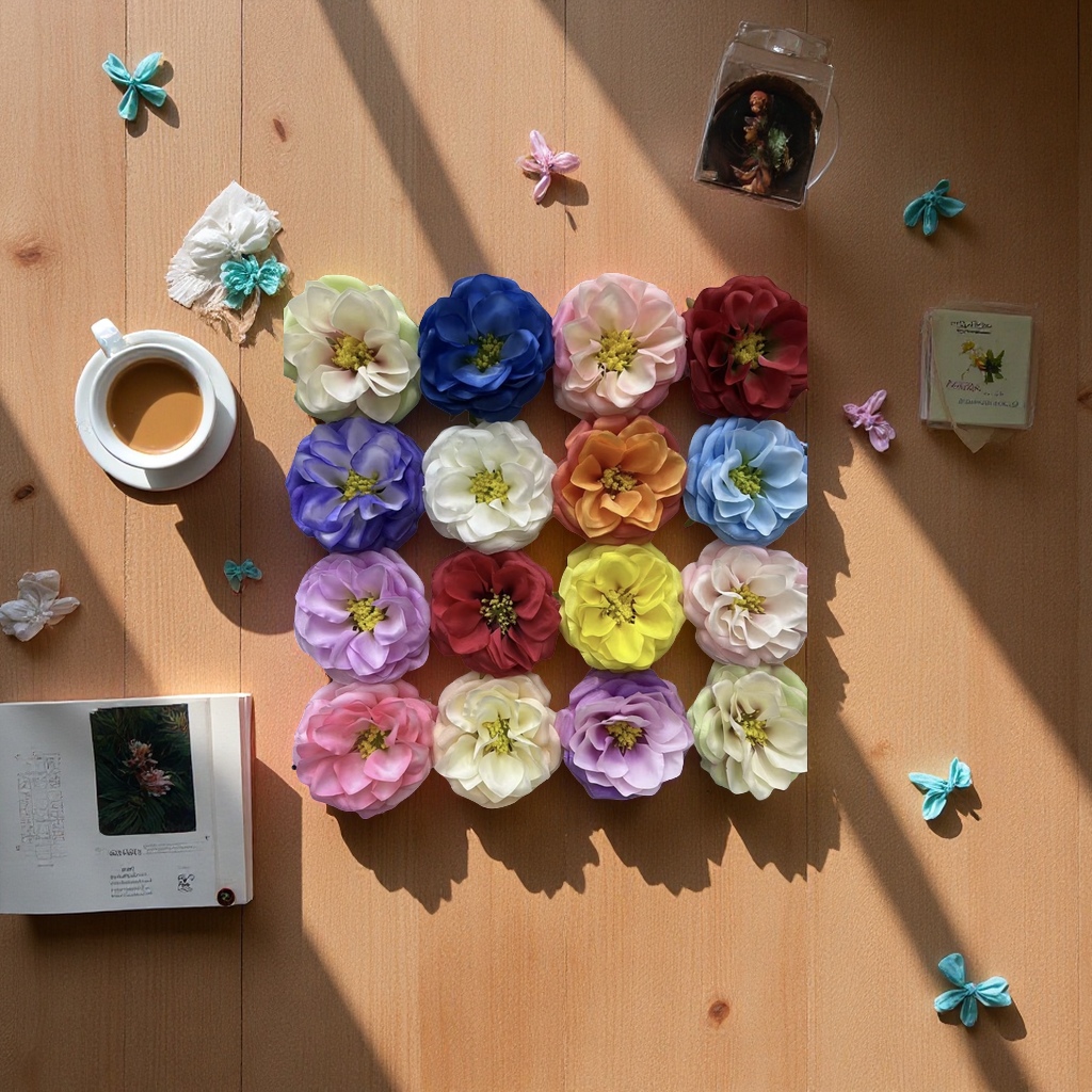 花卉白底实物图