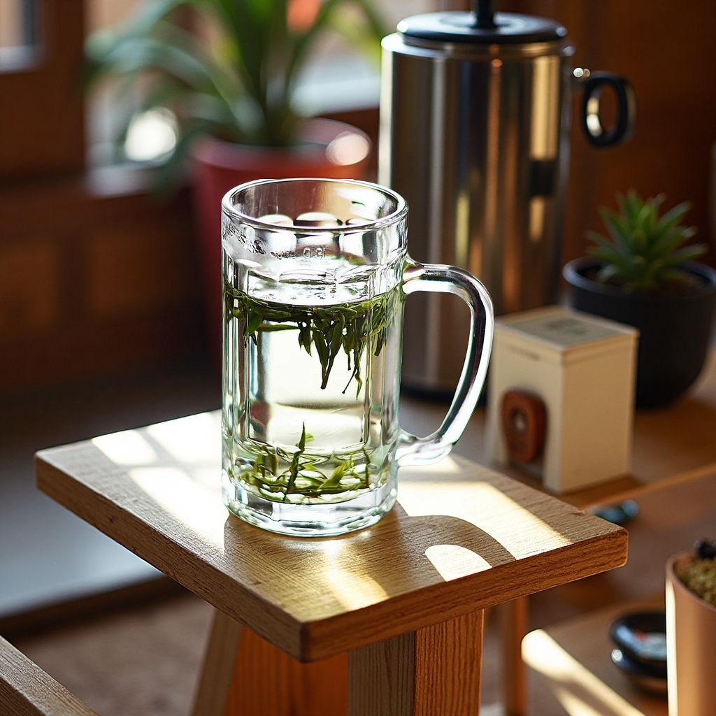 带把耐热玻璃泡茶水杯大容量家用喝水牛奶果汁扎啤杯酒水饮料包装