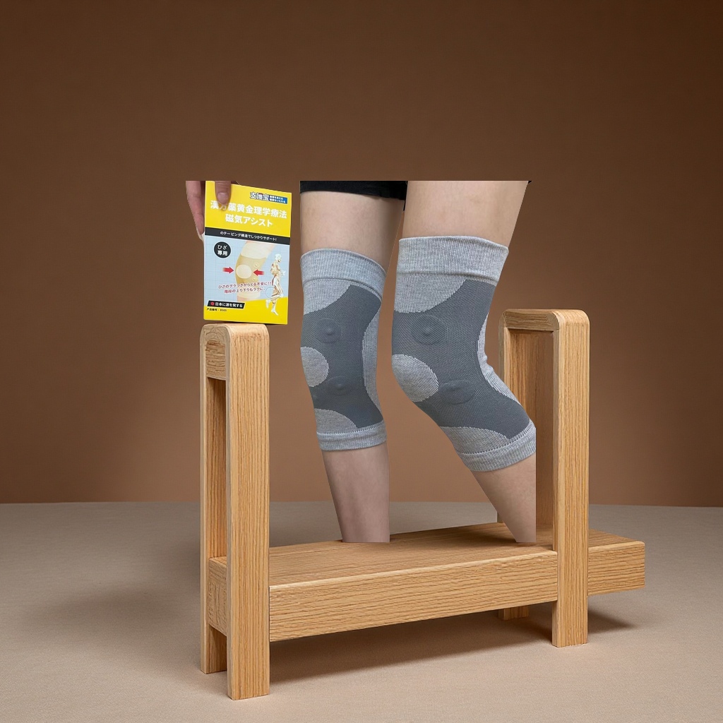 新款磁石理疗护膝日本温热养护远红外运动户外运动护具批发保健防护