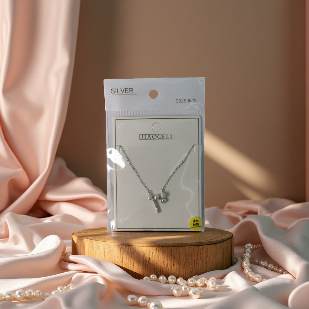 925银项链 时尚简约百搭女款长款吊坠饰品送礼优雅潮流111900955