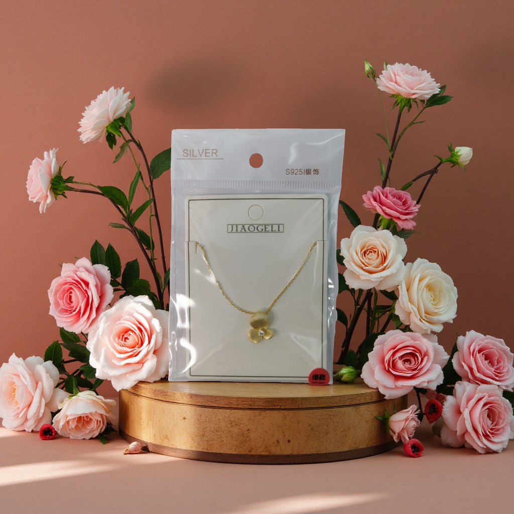 925银项链 时尚简约百搭女款长款吊坠饰品送礼优雅潮流111959437