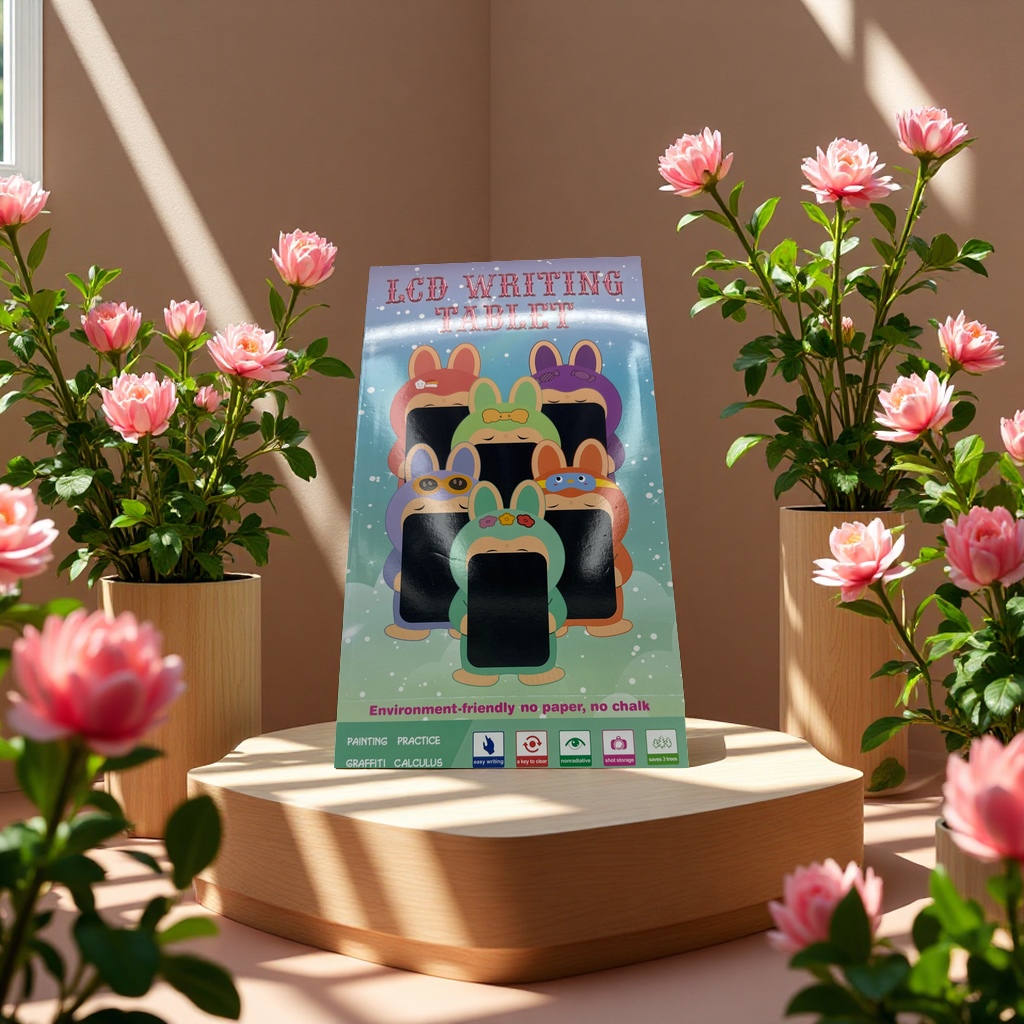 Mengtu Writing Board is a children's e-learning board that can be erased and written with a pen. It is an early education and intelligence toy for children, a student writing practice board, and a cute cartoon version details Picture