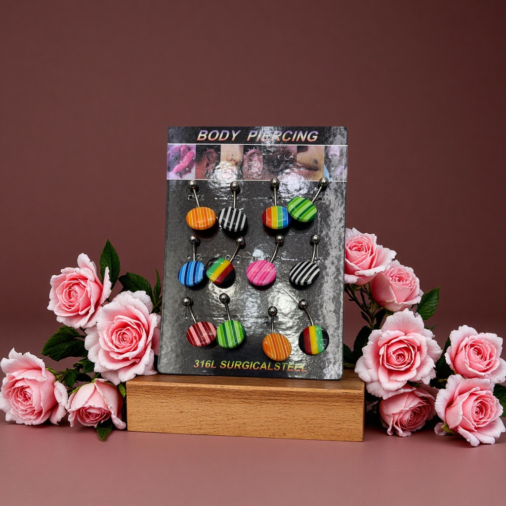 肚脐扣纯铜防脱落时尚个性装饰男女通用简约创意配饰