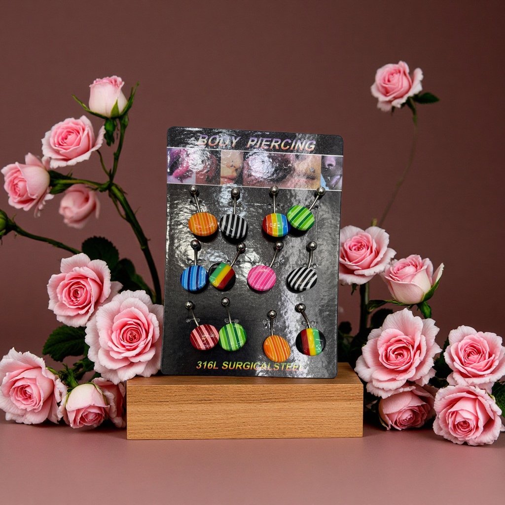 肚脐扣纯铜防脱落时尚个性装饰男女通用简约创意配饰细节图