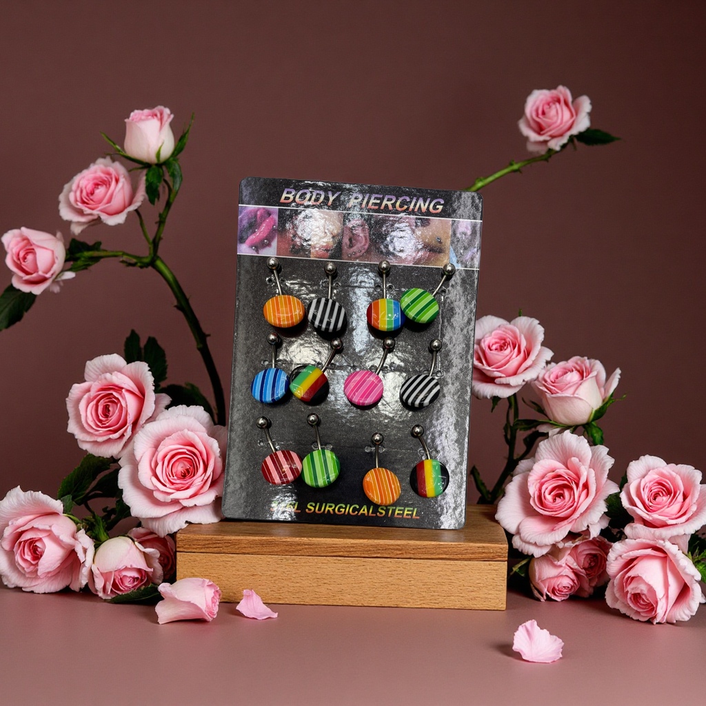 肚脐扣纯铜防脱落时尚个性装饰男女通用简约创意配饰产品图