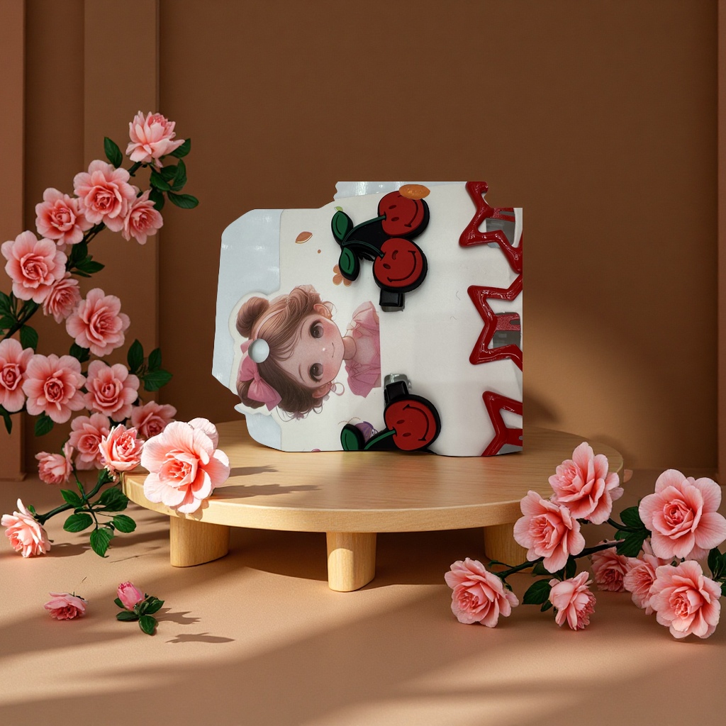 爆款樱桃夹子五角星BB夹套装儿童发夹可爱发饰发卡头饰组合礼盒