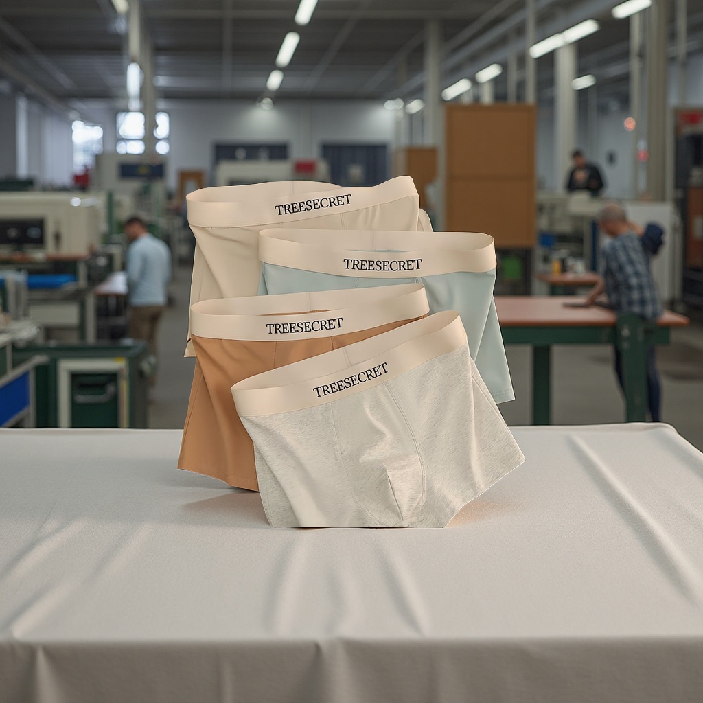 工厂直发男士四角内裤透气运动平角纯色简约男款时尚包裹舒适男生内衣情趣内裤