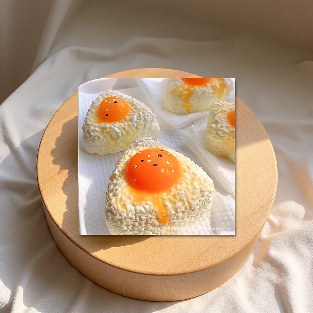 Wholesale of egg yolk rice balls, creative stress-relieving silicone clay, hand-held stress-relieving toys, educational colored clay and clay sand gifts details Picture