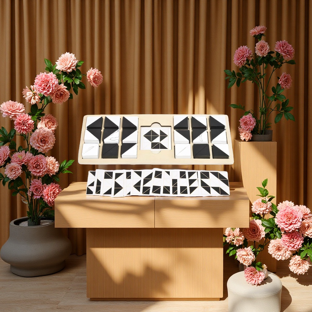 创意木质玩具益智早教手工拼装儿童安全环保经典款多色款