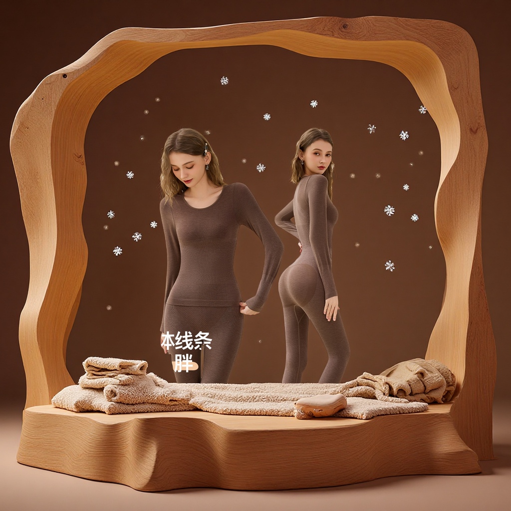 内衣套装保暖/保暖内衣/秋衣秋裤/保暖/羊绒保暖裤产品图