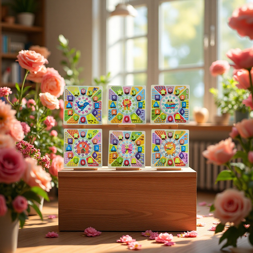 趣味木质玩具益智早教手工拼装儿童安全环保无毒适合3岁以上宝宝产品图