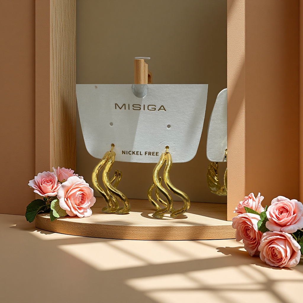 不规则耳环简约大方时尚潮流耳饰个性百搭耳坠女款配饰品