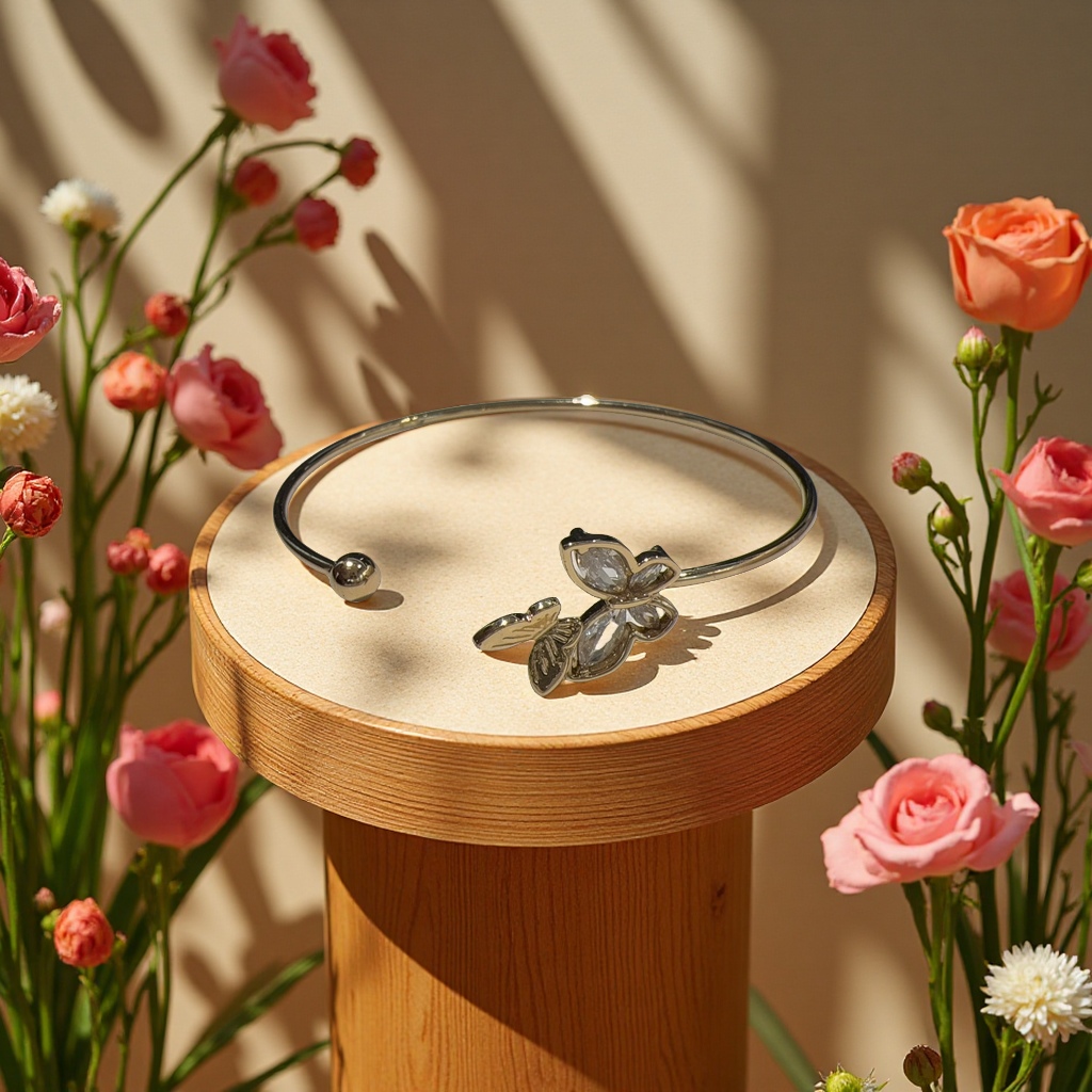 时尚简约手镯大气百搭节约风格女士手链时尚饰品潮流新款产品图