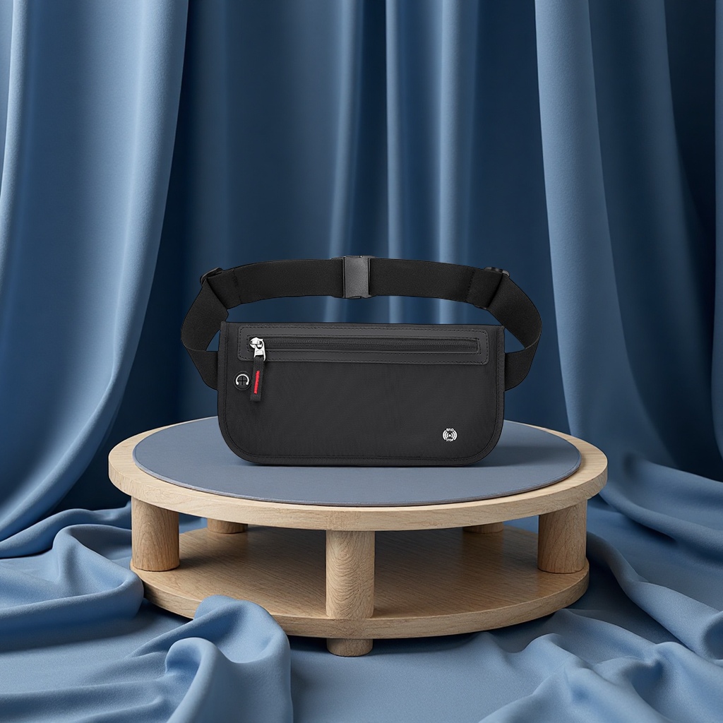 亚马逊RFID护照包防盗腰包海外旅行安全包护照套腰部饰品多功能便携防丢