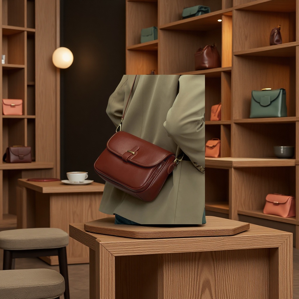 2025新款真皮方形小包女士休闲单肩斜挎包牛皮时尚高级感箱包皮具