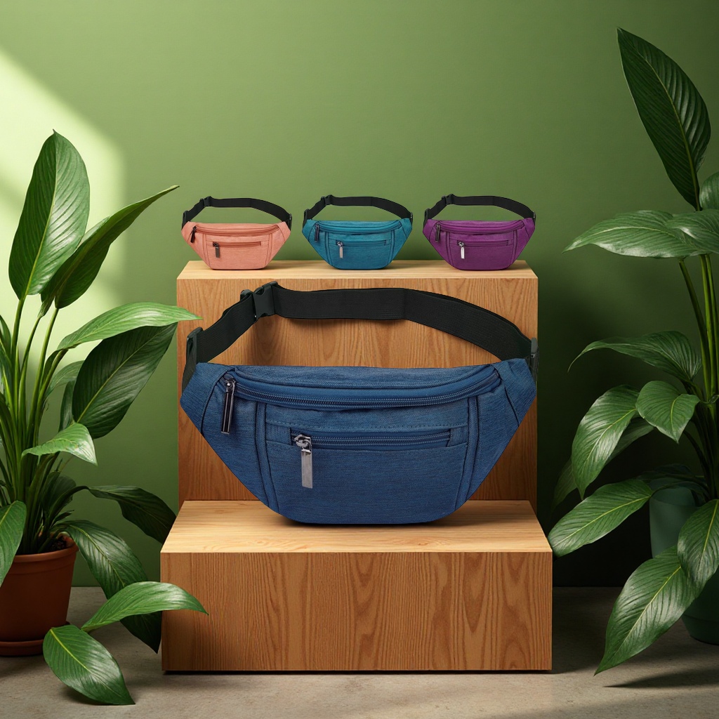 男士女士多功能腰包斜挎包旅行散步跑步徒步骑行便携皮带包休闲包