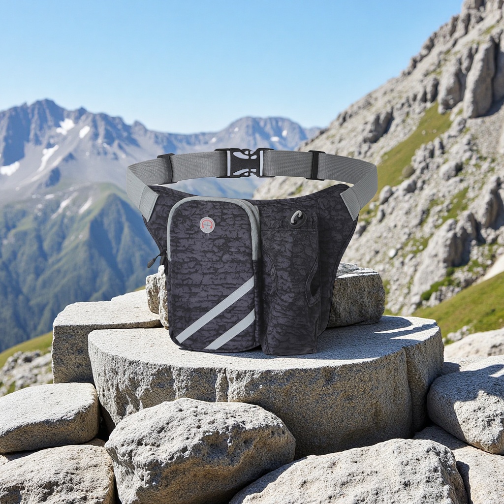 多功能户外运动腰包健身水壶腰包登山防水跑步手机包工厂直销运动护具护腰