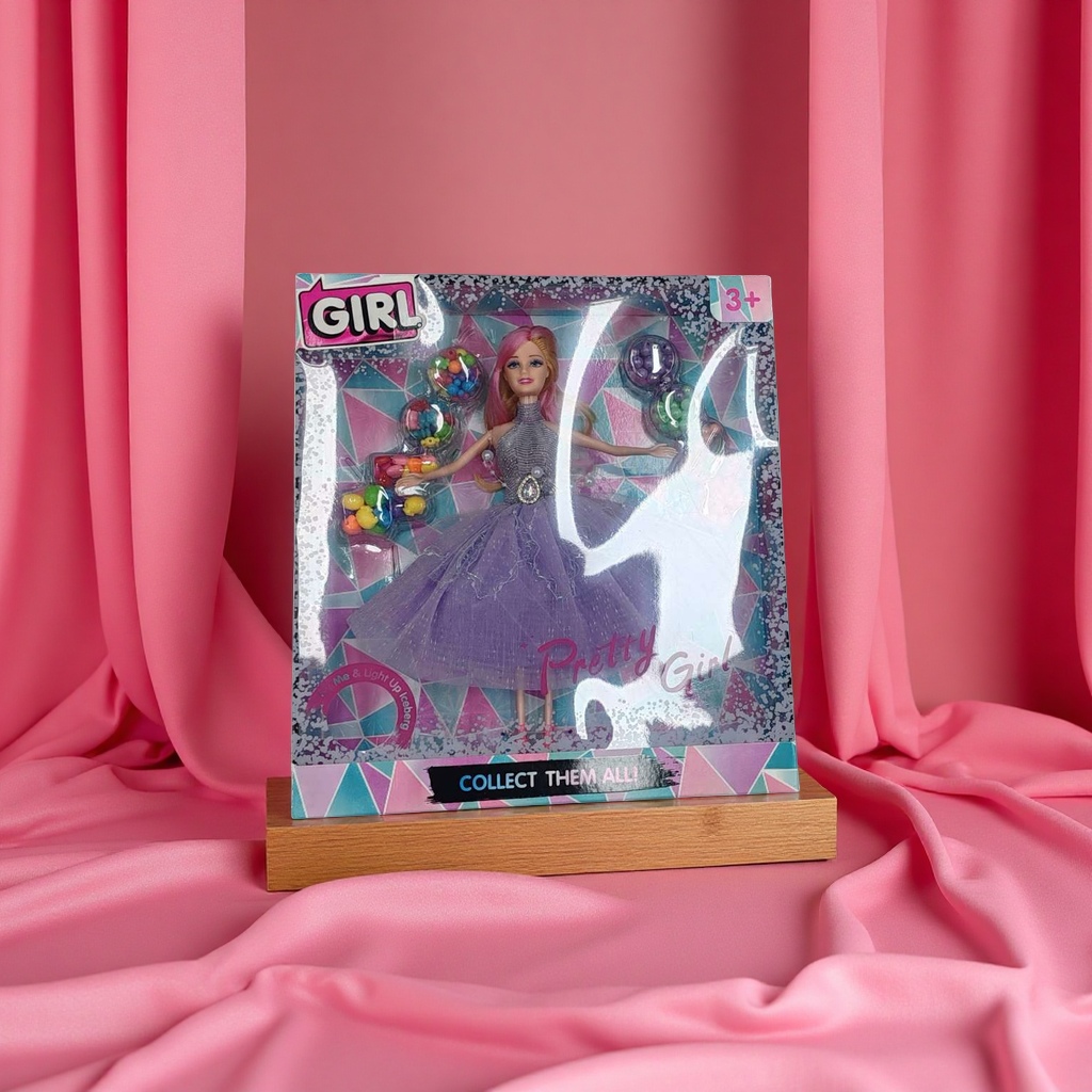 电动音乐娃娃芭比毛绒玩具俄罗斯套娃娃娃衣儿童玩偶礼物164700869