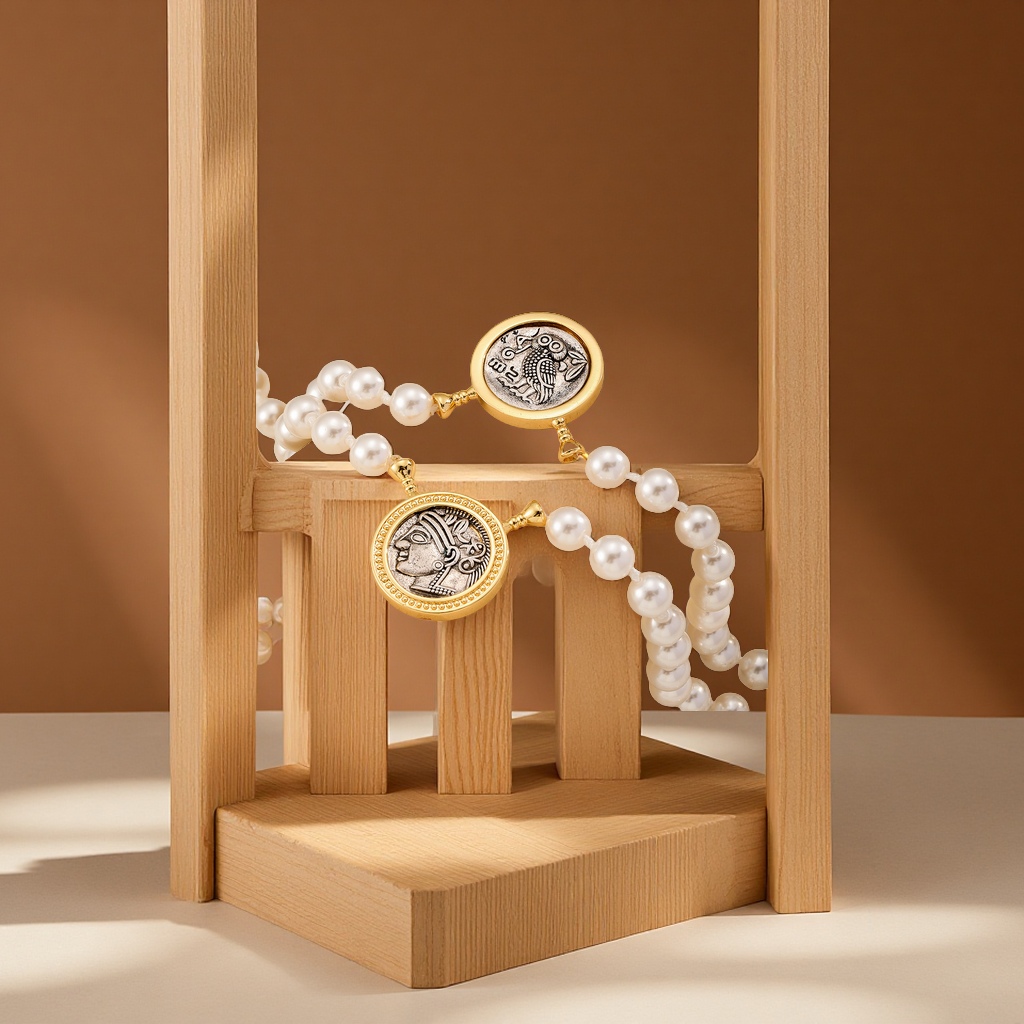 Nasha Glass pearl sweater Chain is a fashionable and versatile, light luxury and high-end commuting accessory necklace for women in autumn and winter Application Scenario