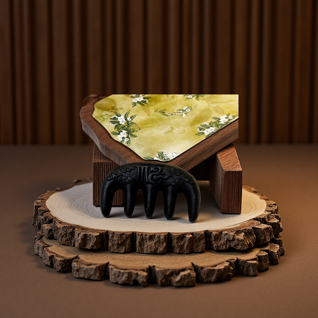 发梳头饰实物图