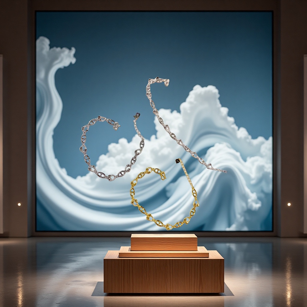 纯银手链时尚简约百搭女款长款镶钻学生情侣送礼饰品