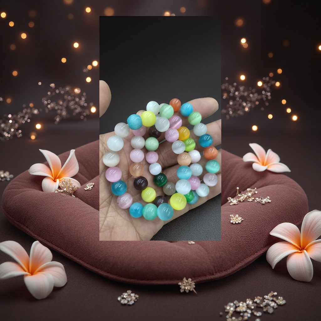 猫眼石宝石手串文玩手串多款手链饰品详情图3