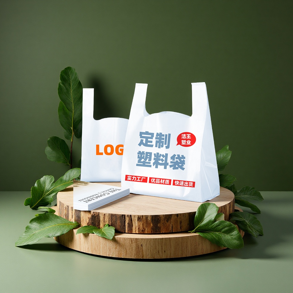 定制环保塑料购物袋水果背心袋手提包装袋印logo便携降解可降解袋