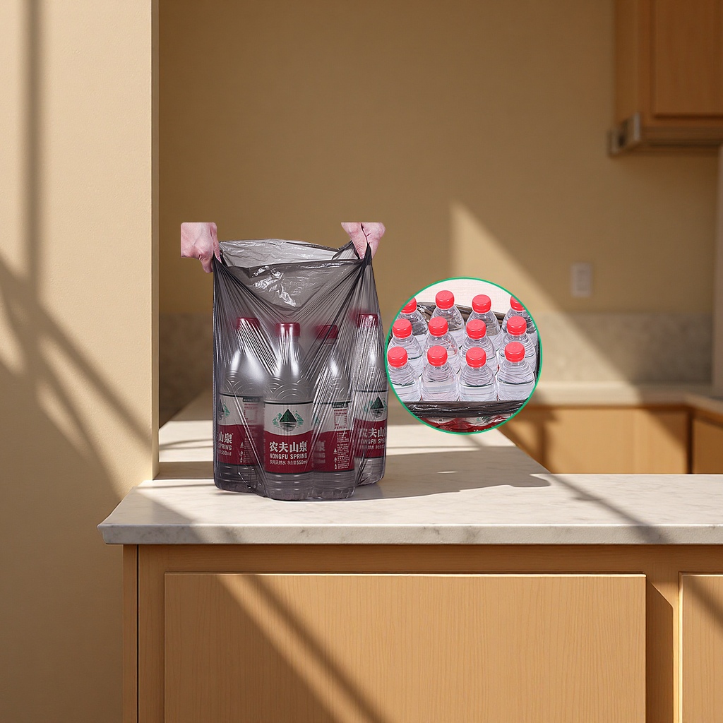 Wholesale of brand-new material kitchen waste bags, disposable household classified roll thickened small plastic bags, general plastic products details Picture