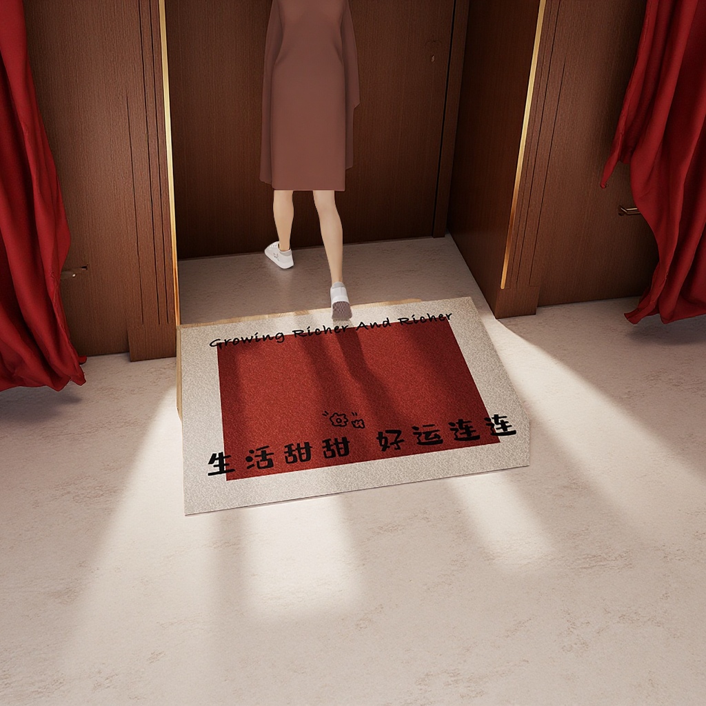 家用地毯实物图