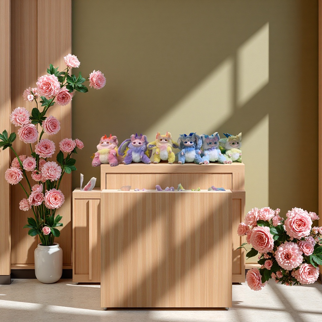 萌趣毛绒玩偶柔软抱枕卡通动物玩具儿童礼物多款可选