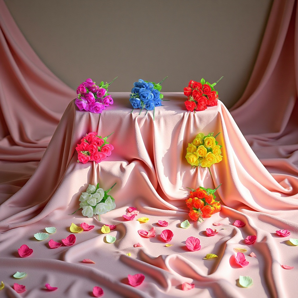 仿真花瓣实物图