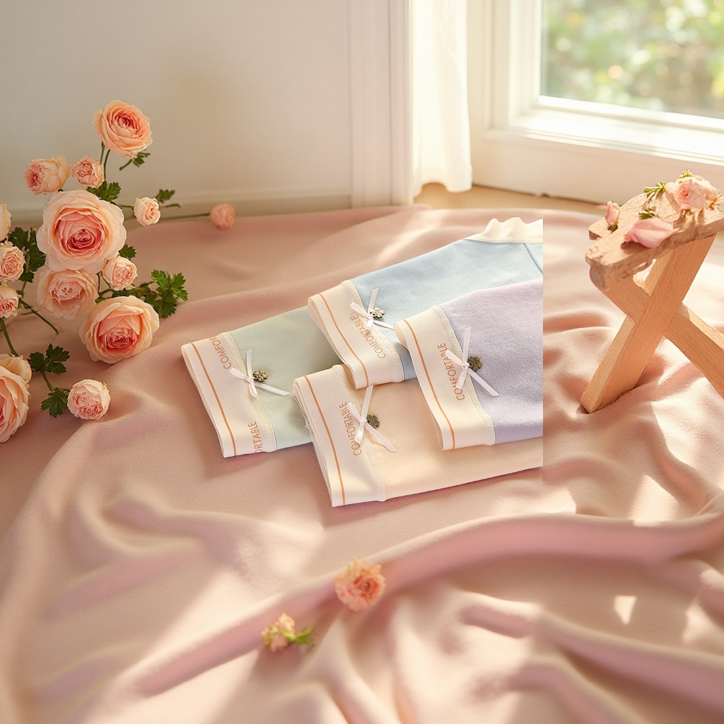 内裤/一次性内裤/内裤女士高腰舒适/内裤莫代尔面料/内裤莫代尔细节图