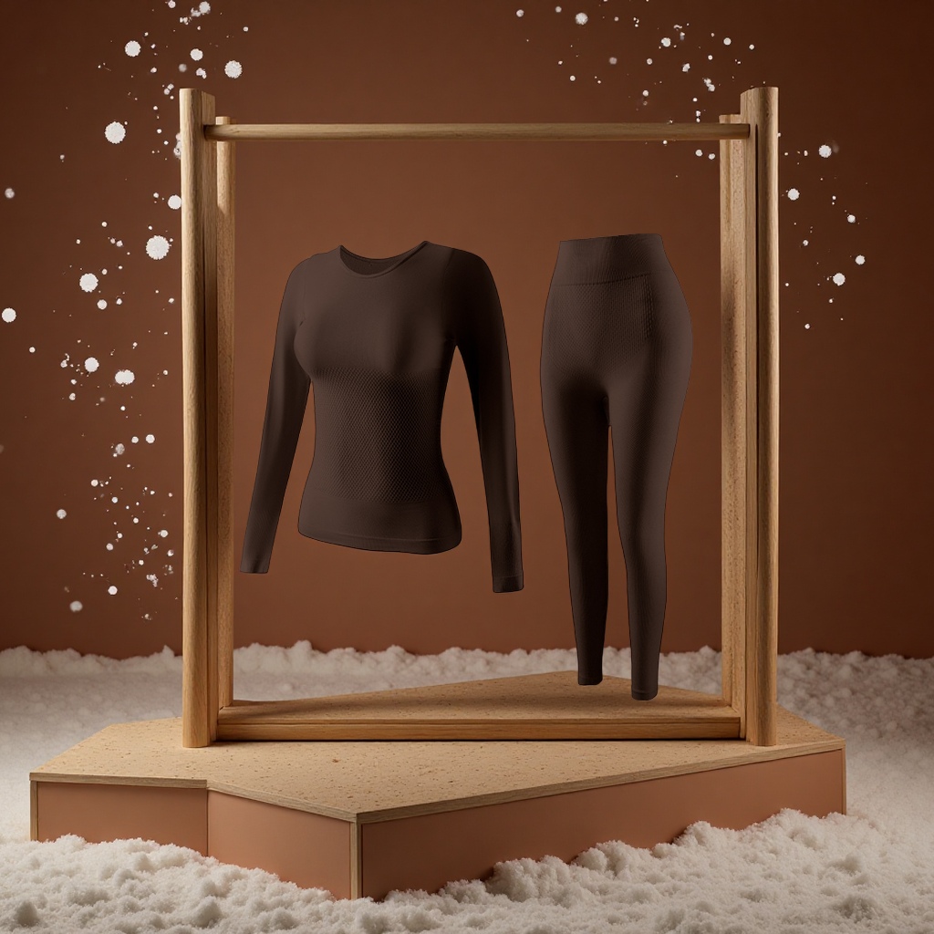 内衣套装保暖/保暖内衣/保暖/羊绒保暖裤/秋裤白底实物图