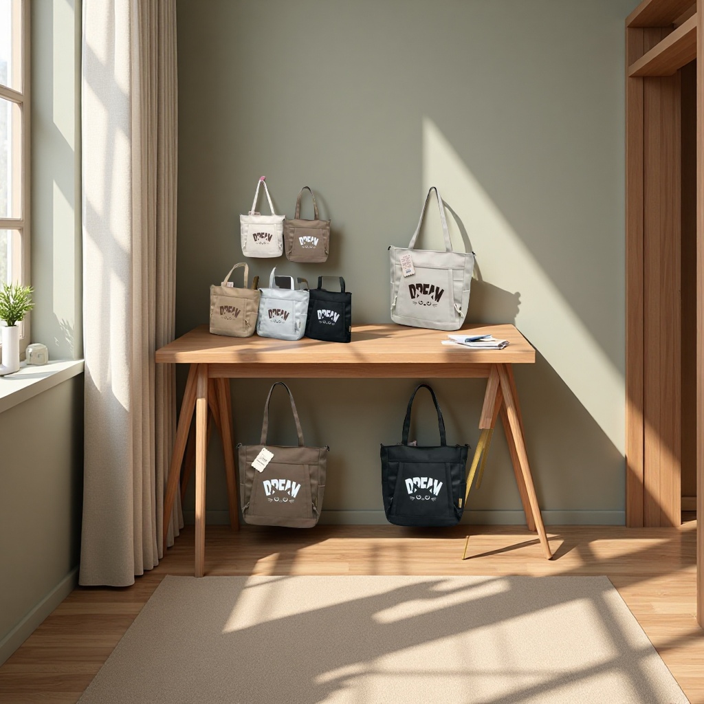 补课袋时尚挎包学生书包轻便便携多功能学习包休闲潮流款