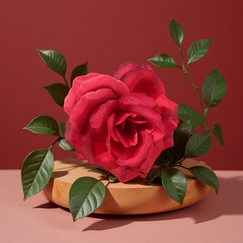 仿真玫瑰花头8cm批发花墙插花手工花环发饰配件办公文化园艺装饰