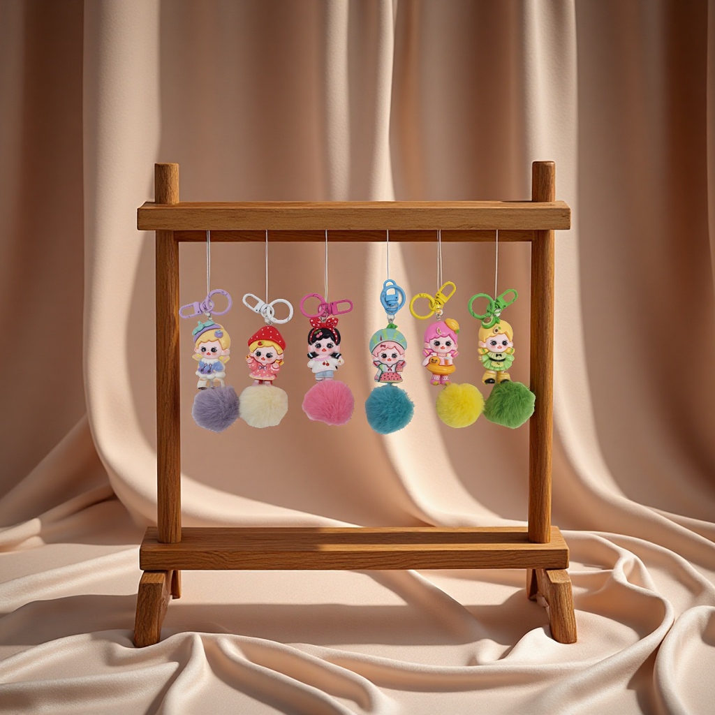 包包挂件白底实物图